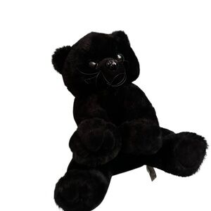 Plush Black Cat Toy